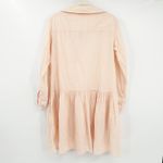 Grayson Frank & Eileen Womens The‎ Changemaker Peasant Shirt Dress Size S Peach Orange Photo 6