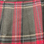 American Vintage Vintage Significance Pleated Red and Brown Plaid Maxi Skirt - Size 16 Photo 9