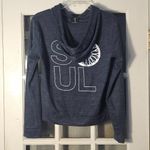 SoulCycle  Womens Blue Full Zip Hoodie Jacket‎ Small Photo 1