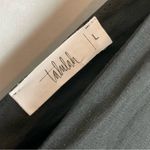 Talulah Dress Babydoll Esme Black Deep V-Neck Front Back Mini Short Sleeve Large Photo 2