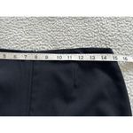 Dress Barn Womens Black Fully Lined Pencil Skirt w/ Ruffle Detail Size 6P Photo 4