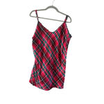 Victoria's Secret Women's  Red Green Plaid Chemise M Photo 6