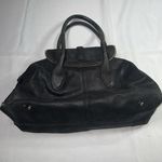 Botkier  Black‎ Leather Gold Hardware Zipper Accent Satchel Bag Photo 13