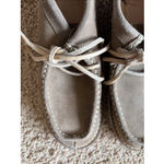 Beek Brown Suede Lace Up Wallabee Moccasin Toe Casual Comfort Shoes Womens 8 Photo 4