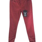 Kill City Hi Wire Womens Red Skinny Jeans Goth Punk Size 27 Photo 0