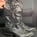 Tony Lama  Black Leather Cowboy Boots Style 1016 Sz 6.5 Note All Photos Photo 0