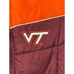 VT Virginia Tech Hokies Vest Puffer Orange Burgundy Medium Sports by Carl Banks Photo 2