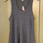Aerie  Blue/Gray Knit Sleeveless Top sz L Photo 0