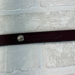 Justin Boots  Leather Belt Womens 30 Brown Silver Concho‎ Button Buckle Top Grain Photo 3