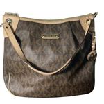 Michael Kors MK signature logo embossed tote shoulder bag Photo 0