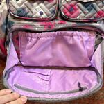 LUG MINI PUDDLE JUMPER Grey watercolor floral TRAVEL BAG Gray Photo 2