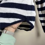 Madewell  Ashbury Kelsey Stripe Mock Neck Sweater Merino Wool Alpaca Blend Photo 6