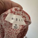 Mable Peachy Ditsy Smocked Floral Mini Skirt Pull On Elastic Waist Pink Photo 2