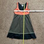 Moulinette Soeurs Anthropologie Silk Dress 6 Midi Coral Green Black Fairy Boho Photo 6