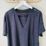 Free People Oversized Tee Shirt Black Sz Small Photo 1