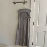Free People NWT  beach simone midi sleeveless cutout dress in grey Photo 3