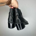 Aerosoles  | Size 6.5 Black Ankle Booties with Side Zipper and Block‎ Heel Photo 2