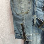 Akademiks AKDMKS Y2K Denim Patchwork Graffiti Coveralls Jumpsuit Flightsuit HipHop Belted Photo 12