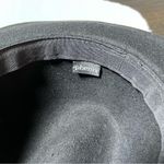 Phenix Black 100% Wool Leather Band Wide Brim Hat Photo 8