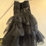 Windsor Short Homecoming  Dress Black Sparkly ruffled  Photo 0