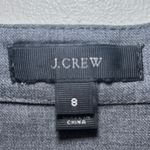 J.Crew  Gray Wool Sleeveless Lined Sheath‎ Dress 8 Office Workwear Professional Photo 3