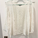 Anthropologie  Shavonne White Lace Blouse size Medium‎ NWT Photo 0