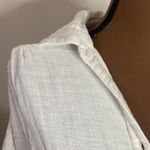 Billabong Sunset Sessions nubby gauze cropped tie-front button shirt size S Photo 11