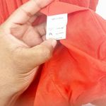 SNDYS Revolve Womens Gauzy Cotton Tuscany Beachy Lagenlook Mini Dress Size S Orange Photo 7