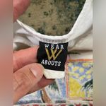 Vintage Wear Abouts tropical palm tree cotton swim coverup dress, size medium Green Photo 3