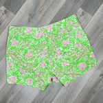 Lilly Pulitzer Callahan Shorts Cotton Chino Sunnyside Lions Pink Green 10 Photo 6