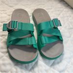 Chacos Chaco Green and Gray Sandals with Cushioned Footbed Photo 7