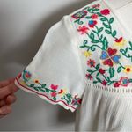 Skies Are Blue Urban Outfitters  Top Embroidered Floral Spanish Boho Cottagecore Photo 1