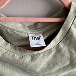 Aritzia  pastel green short sleeve crop top Photo 2