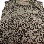 Juicy Couture cap sleeve sweatshirt gray animal XL Photo 0