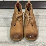 Sperry  Topsider Harlow Burnished Leather Wedge Bootie  Cognac Sz9 Sold Out Photo 6