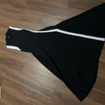 Maje $340  paris Split And Contrasting Ribbed Dress formal party designer classic Photo 6