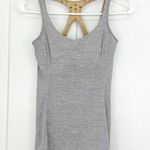 Lululemon Size 4 Heather Gray Strappy Racerback Tank Top Photo 0