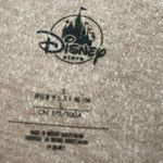 Disney Mickey Mouse Graphic Long Sleeves Tee Gray Tan Crewneck Soft SZ L # 1759 Photo 7