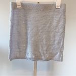 Wild Fable ‎ Sequin Mini Skirt Light Aqua Blue Photo 1