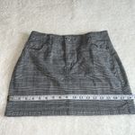 American Eagle Hi-Rise Mini Skirt Plaid Super Stretch Black White Size 4β Photo 8