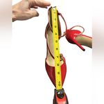 Jessica Simpson  sexy bold glamorous red patent leather pointy toe heels NWOT 10 Photo 6