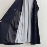 Anthropologie Maeve Black Grey Loretta Double-Buttoned Blazer Tuxedo Dress Photo 7