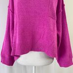 Lumière New Boxy Pocket Pullover Sweater Pink Photo 4