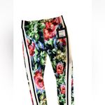 Norma Kamali  Women’s Side Stripe Job Pants Floral Size XS/29 NWT Photo 3
