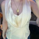 EXPRESS  Cowl Neck Satin Tank Photo 0