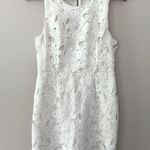 ASTR  The Label Tenured Floral Lace Dress Mini Size L White Photo 13