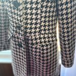 Houndstooth A Line Trench Coat White Size XL petite Photo 4
