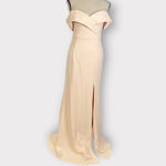 Lulus Song of Love Off the Shoulder Knit Gown Women's Sz Small Blush NWT Photo 2