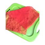 Vintage Sheer Ombre Scarf Coral redLightweight Sheer Chiffon Scarf Women Pink Photo 1