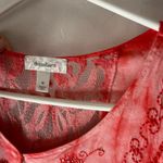 Dress Barn Y2k Size Medium Pink Rhinestone Lace Babydoll Flutter Sleeve Fairy Top Photo 6